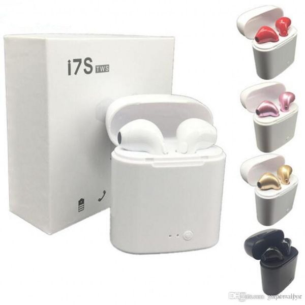 i7 i7s tws twins mini bluetooth earphone wireless headphone with charger dock earbuds v4.2 stereo headset for all bluetooth phones
i7 i7s tws twins mini bluetooth earphone wireless headphone with charger dock earbuds v4.2 stereo headset for all bluetooth phones