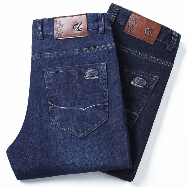 Brand Trousers Men's Jeans 2019 New Classic Style Business Casual Slim Fit Elastic Denim Black Blue Jean Pants
Brand Trousers Men's Jeans 2019 New Classic Style Business Casual Slim Fit Elastic Denim Black Blue Jean Pants