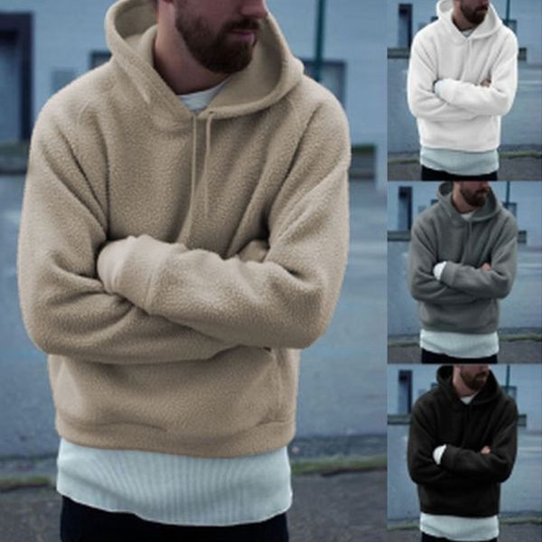 men's hoodies & sweatshirts ursporttech brand men casual long sleeve loose warm hooded man comfortable solid color winter sweatshirt, Black
men's hoodies & sweatshirts ursporttech brand men casual long sleeve loose warm hooded man comfortable solid color winter sweatshirt, Black