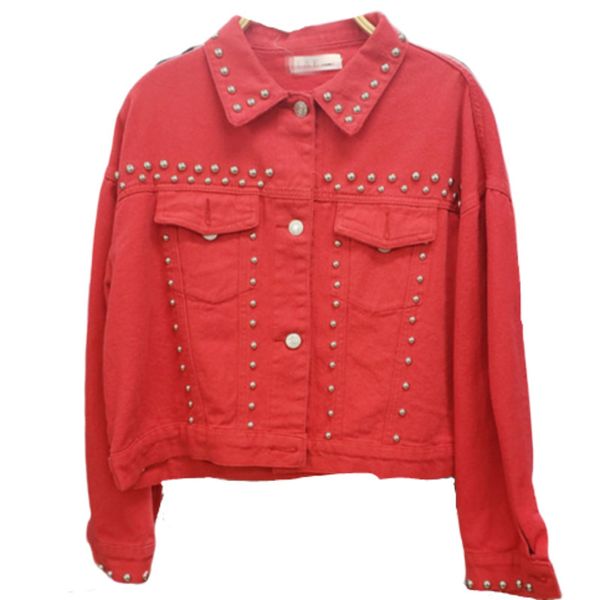 2019 autumn european goods rivet long sleeve short cowboy clothes loose coat women beharajuku chaqueta mujer jackets, Black;brown
2019 autumn european goods rivet long sleeve short cowboy clothes loose coat women beharajuku chaqueta mujer jackets, Black;brown