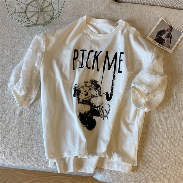 tassel splicing sleeve irregular 2020 summer women's dog letter printing slim tassel t-shirt splicing sleeve irregular 2020 summer wome, White
tassel splicing sleeve irregular 2020 summer women's dog letter printing slim tassel t-shirt splicing sleeve irregular 2020 summer wome, White