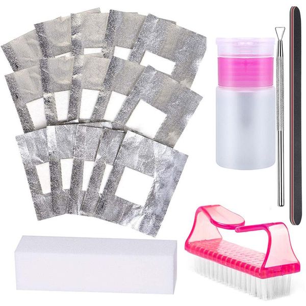 1 set 100/200pcs nails enamel removers kit home diy manicure foil nail gel polish scraper nail buffer brush accessories
1 set 100/200pcs nails enamel removers kit home diy manicure foil nail gel polish scraper nail buffer brush accessories