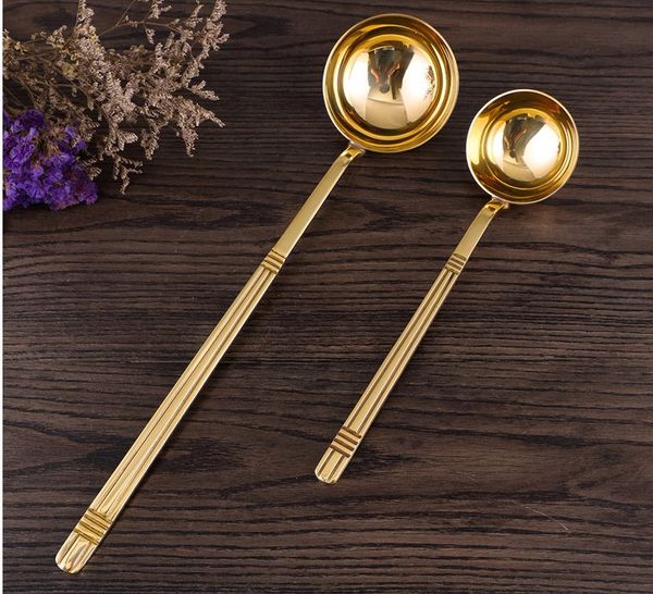 brass thick spoon long handle spoon of household pot soup porridge ladle 1508
brass thick spoon long handle spoon of household pot soup porridge ladle 1508