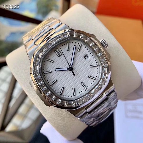 automatic movement diamond case white dial 5711 men watch 316 stainless band sapphire crystal ing, Slivery;brown
automatic movement diamond case white dial 5711 men watch 316 stainless band sapphire crystal ing, Slivery;brown