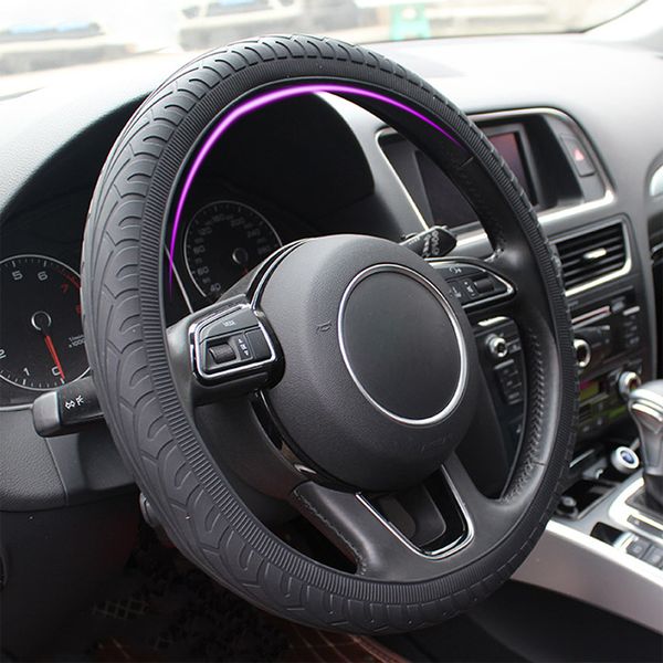 car silicone steering wheel case cover shell skidproof car accessories for kia lada etc
car silicone steering wheel case cover shell skidproof car accessories for kia lada etc