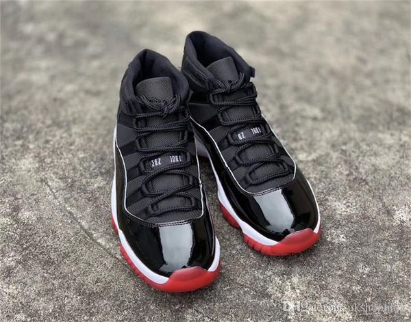 2019 новейшие аутентичные 11 bred black / white-varsity red 11s man баскетбольные кроссовки из углеродного волокна. спортивные кроссовки 378
2019 новейшие аутентичные 11 bred black / white-varsity red 11s man баскетбольные кроссовки из углеродного волокна. спортивные кроссовки 378