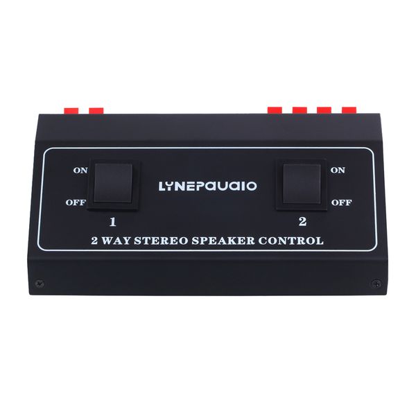 speaker switch box switcher selector box, for connecting up to 2 pairs of speakers, black
speaker switch box switcher selector box, for connecting up to 2 pairs of speakers, black