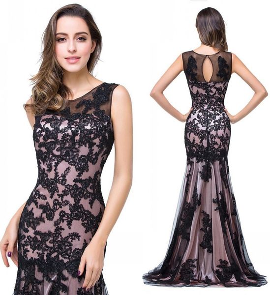 plus size black appliques lace evening gowns mermaid sheer neck tulle gothic prom dresses tulle mermaid formal pageant gowns, Black;red
plus size black appliques lace evening gowns mermaid sheer neck tulle gothic prom dresses tulle mermaid formal pageant gowns, Black;red