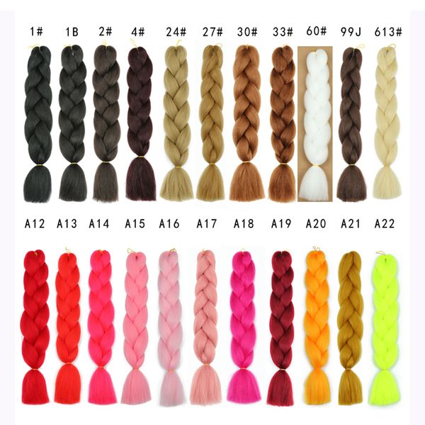 24 inch synthetic jumbo braids hair 100g high temperature fiber jumbo braiding ombre crochet braiding hair extensions wholesale price, Black
24 inch synthetic jumbo braids hair 100g high temperature fiber jumbo braiding ombre crochet braiding hair extensions wholesale price, Black