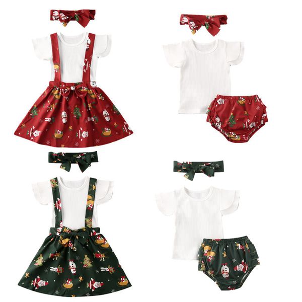 xmas costume kids baby girl clothes infant sister matching outfits short sleeve knit shorts/dress overalls 3pcs set, White
xmas costume kids baby girl clothes infant sister matching outfits short sleeve knit shorts/dress overalls 3pcs set, White