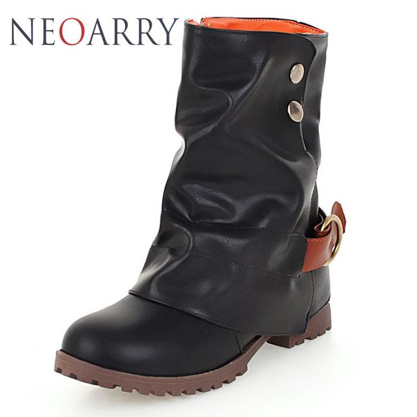 neoarry mid-calf boots 2018 winter women motorcycle boots round toe western female shoes woman buckle retro botas feminino, Black
neoarry mid-calf boots 2018 winter women motorcycle boots round toe western female shoes woman buckle retro botas feminino, Black