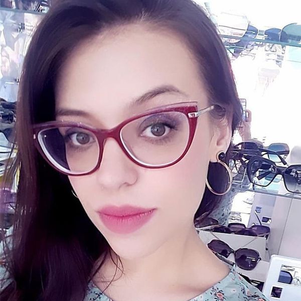 fashion cat eye women glasses frame retro vintage transparent optical glasses for female spectacles, Black
fashion cat eye women glasses frame retro vintage transparent optical glasses for female spectacles, Black