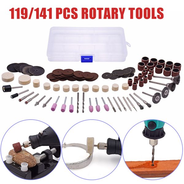 119/141pcs mini drill multi rotary tool accessories set grinding polishing kits diy abrasive tools with case
119/141pcs mini drill multi rotary tool accessories set grinding polishing kits diy abrasive tools with case