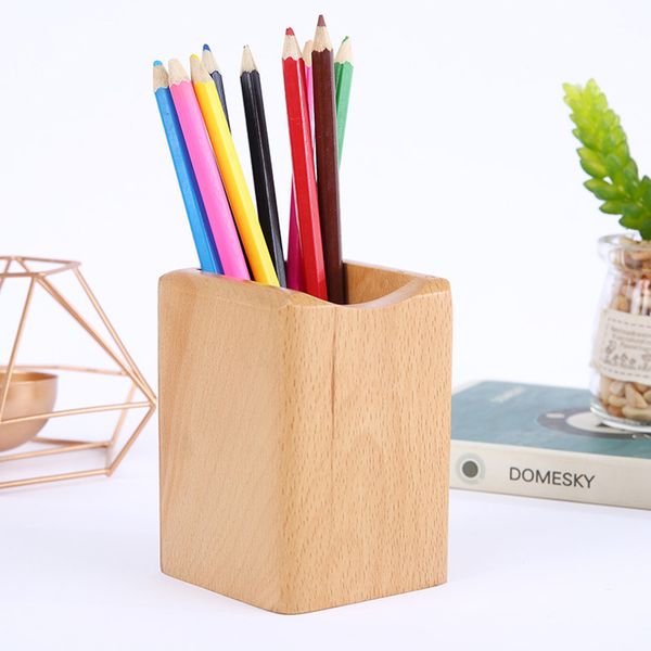 multi-function wooden pen holder makeup brushes tools cup holder office school deskstorage case
multi-function wooden pen holder makeup brushes tools cup holder office school deskstorage case