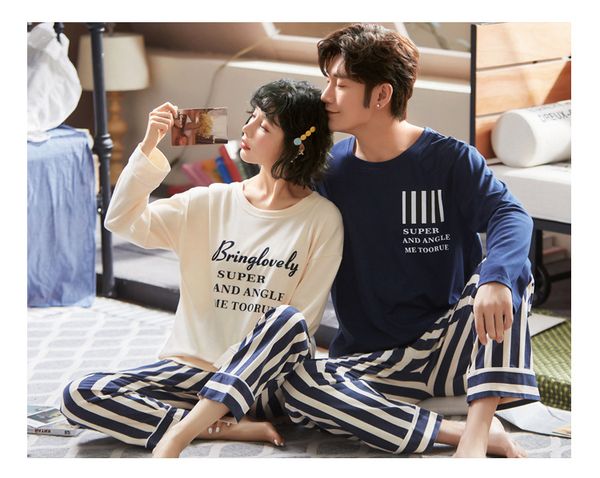 autumn couple pajamas 2019 men pyjamas suit long sleeve pijama for male plus size sleep clothing cotton casual nightie sleepwear, Black;brown
autumn couple pajamas 2019 men pyjamas suit long sleeve pijama for male plus size sleep clothing cotton casual nightie sleepwear, Black;brown
