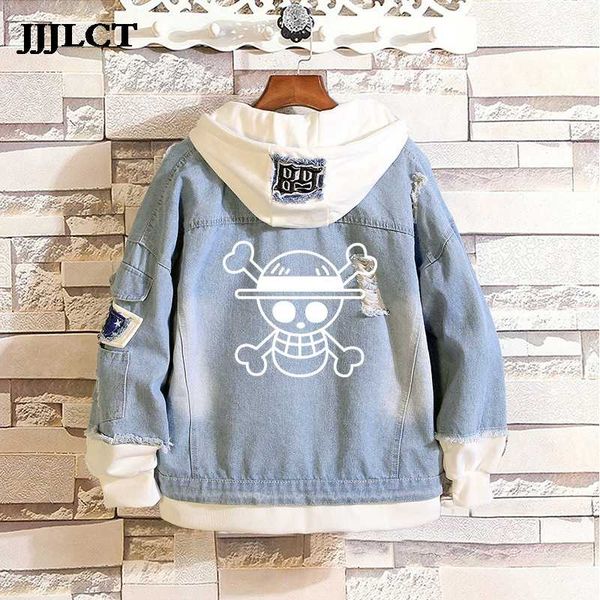 одна часть обезьяна d. луффи roronoa зоро косплей костюм толстовки мужчины женщины джинсовые пальто печать однобортный свободного покроя рег, Black
одна часть обезьяна d. луффи roronoa зоро косплей костюм толстовки мужчины женщины джинсовые пальто печать однобортный свободного покроя рег, Black