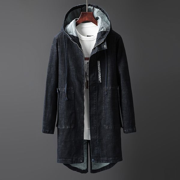 men's trench coat mens denim jacket autumn winter trench cardigan coats men long coat outwear jackets and coats male 2019, Tan;black
men's trench coat mens denim jacket autumn winter trench cardigan coats men long coat outwear jackets and coats male 2019, Tan;black