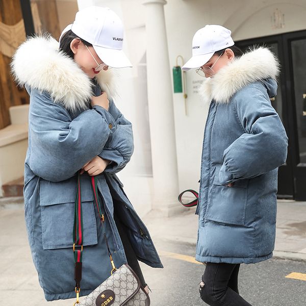 2019 winter new cotton coat women korean version of the hooded long section parka plus size loose thicken down cotton jackets, Black
2019 winter new cotton coat women korean version of the hooded long section parka plus size loose thicken down cotton jackets, Black