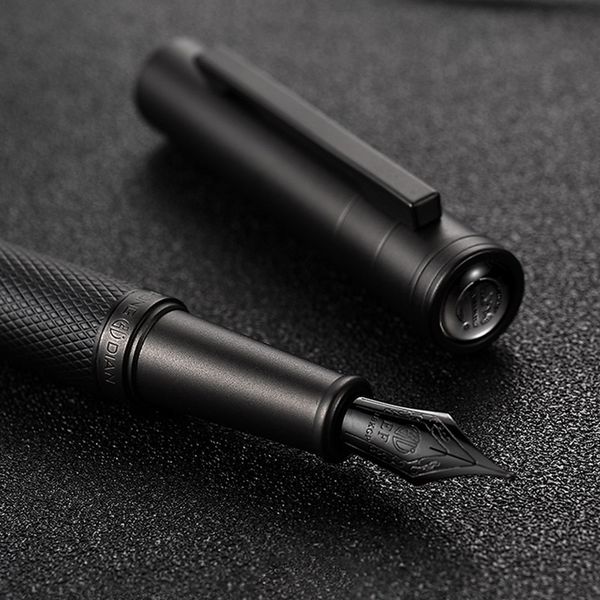 black metal fountain pen titanium ef/f nib tree texture pen writing gifts business office stationery supply
black metal fountain pen titanium ef/f nib tree texture pen writing gifts business office stationery supply