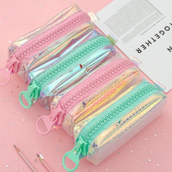 big zipper transparent laser pencil case large capacity pencil box for girls cosmetic bag stationery gift school office supplies zakka
big zipper transparent laser pencil case large capacity pencil box for girls cosmetic bag stationery gift school office supplies zakka