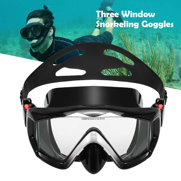 three-window panoramic snorkeling scuba dive mask anti-fog snorkeling goggles mask with breath dry snorkel tube for diving
three-window panoramic snorkeling scuba dive mask anti-fog snorkeling goggles mask with breath dry snorkel tube for diving