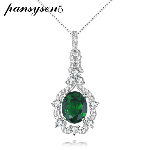 pansysen 100% real 925 sterling silver emerald gemstone pendant necklace for women gold color religious jewelry necklace gifts
pansysen 100% real 925 sterling silver emerald gemstone pendant necklace for women gold color religious jewelry necklace gifts