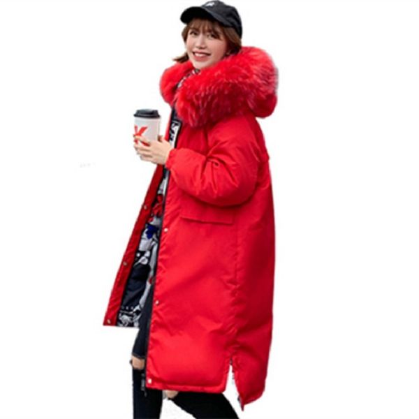 abrigos mujer invierno 2019 new korean version of the cotton women's long section fashion thickening slim women's down jacket, Black
abrigos mujer invierno 2019 new korean version of the cotton women's long section fashion thickening slim women's down jacket, Black