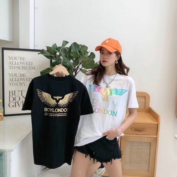 2020 women's fashion brand color large print eagle boy t-shirt women's short-sleeved t-shirt, White
2020 women's fashion brand color large print eagle boy t-shirt women's short-sleeved t-shirt, White