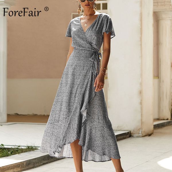forefair summer wrap dress beach floral print bohemian chiffon a line vintage polka dot waist tied maxi casual dress women, White;black
forefair summer wrap dress beach floral print bohemian chiffon a line vintage polka dot waist tied maxi casual dress women, White;black