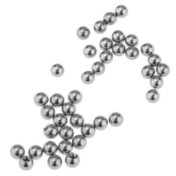 40 piece stainless steel body jewelry piercing 3mm 4mm balls fit 16 gauge silvertone bulk findings components, Slivery;golden
40 piece stainless steel body jewelry piercing 3mm 4mm balls fit 16 gauge silvertone bulk findings components, Slivery;golden