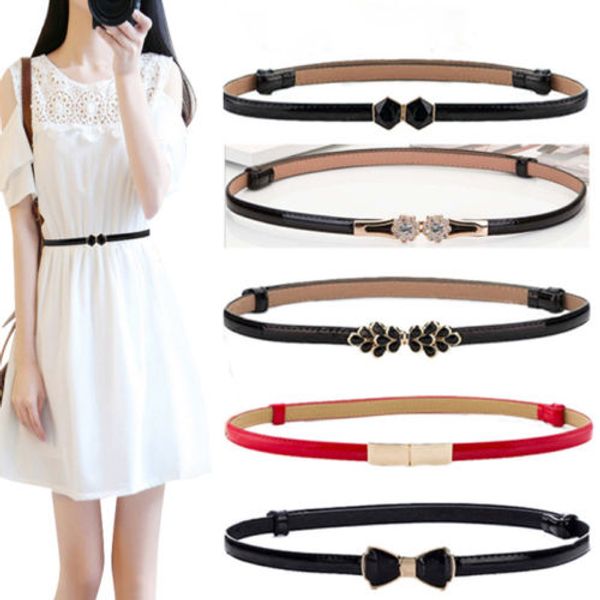 thefound fashion leather belts ladies slim waist belt dress access thin shiny skinny pu leather women buckle patent belts, Black;brown
thefound fashion leather belts ladies slim waist belt dress access thin shiny skinny pu leather women buckle patent belts, Black;brown