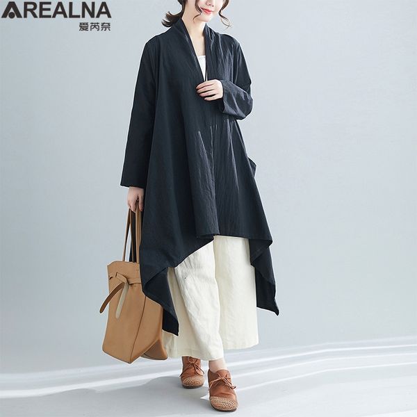 fashion long jacket women cardigan coat irregular cotton linen womens jackets oversized jacket cortaviento mujer veste femme, Black;brown
fashion long jacket women cardigan coat irregular cotton linen womens jackets oversized jacket cortaviento mujer veste femme, Black;brown