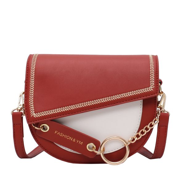 crossbody bags for women 2020 fashion contrast pu leather half round women's messenger bag sac a main femme shoulder bag
crossbody bags for women 2020 fashion contrast pu leather half round women's messenger bag sac a main femme shoulder bag