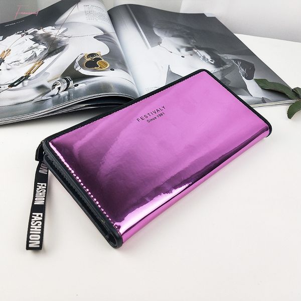 new women wallet glossy laser handbag ladies wallet long fold fashion coin purse mobile phone bag capacity card holder portable, Red;black
new women wallet glossy laser handbag ladies wallet long fold fashion coin purse mobile phone bag capacity card holder portable, Red;black