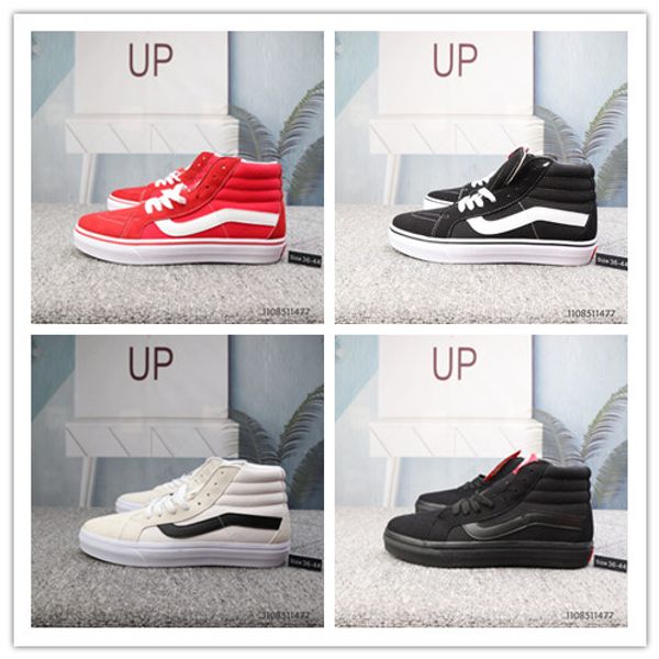2020 van old skool sk8 mid reissue mens designer running shoes men women canvas casual skateboard trainers van s sneakers outdoor shoe36-44, White;red
2020 van old skool sk8 mid reissue mens designer running shoes men women canvas casual skateboard trainers van s sneakers outdoor shoe36-44, White;red