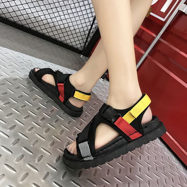 hee grand 2019 new summer fashion solid causal hook&loop sandals with front & rear strap comfortable for female xwz5510, Black
hee grand 2019 new summer fashion solid causal hook&loop sandals with front & rear strap comfortable for female xwz5510, Black