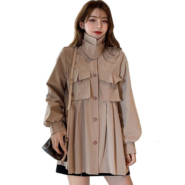 2019 the new autumn women red trench coat long sleeve vintage korean fashion elegant clothes ladies cloak casual streetwear, Tan;black
2019 the new autumn women red trench coat long sleeve vintage korean fashion elegant clothes ladies cloak casual streetwear, Tan;black