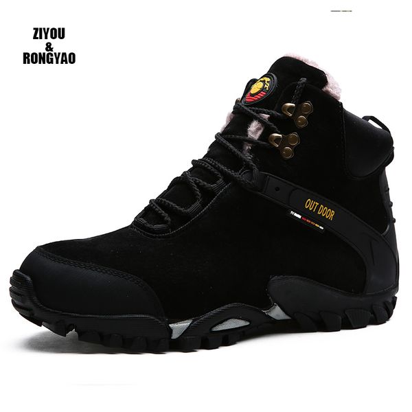 men boots anti-skidding leather shoes men popular comfy spring autumn shoes short plush snow boots durable outsole, Black
men boots anti-skidding leather shoes men popular comfy spring autumn shoes short plush snow boots durable outsole, Black