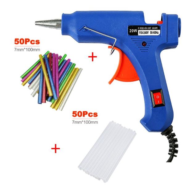 20w glue gun diy tools mini melt glue gun with 100pcs sticks anti-cover for home diy industrial manufacture use
20w glue gun diy tools mini melt glue gun with 100pcs sticks anti-cover for home diy industrial manufacture use