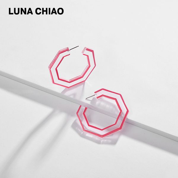 chiao fashion jewelry hexagon shape acrylic hoop earring spring summer clear transparent resin earrings for women, Golden;silver
chiao fashion jewelry hexagon shape acrylic hoop earring spring summer clear transparent resin earrings for women, Golden;silver