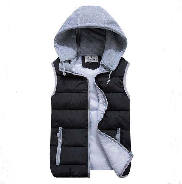 autumn winter women vest warm jacket outerwear thicken wool collar removable hat female cotton hooded down vest, Black;white
autumn winter women vest warm jacket outerwear thicken wool collar removable hat female cotton hooded down vest, Black;white