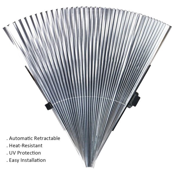 retractable car windshield visor shutter type window sun shade blinds windscreen sun shades anti uv sunshades 46x160cm
retractable car windshield visor shutter type window sun shade blinds windscreen sun shades anti uv sunshades 46x160cm