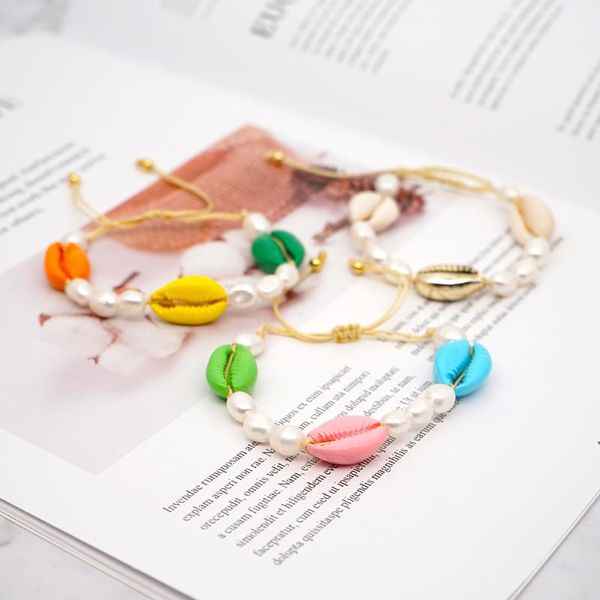 boho beach colorful shell bracelet handmade weave fresh water pearls bracelet for women for women jewelry bohemia dropshipping, Golden;silver
boho beach colorful shell bracelet handmade weave fresh water pearls bracelet for women for women jewelry bohemia dropshipping, Golden;silver