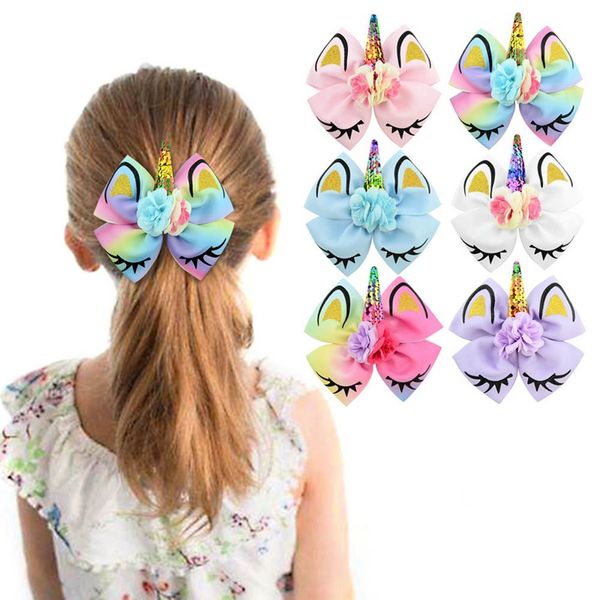 bows unicorn star heart dots print hair bows with clips unicorn horn for girls colorful hairpins hair accessory, Slivery;white
bows unicorn star heart dots print hair bows with clips unicorn horn for girls colorful hairpins hair accessory, Slivery;white