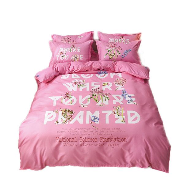 pink color letting fashion design bedding set duvet covers pillowcases twin full king comforter bedding sets bed linen
pink color letting fashion design bedding set duvet covers pillowcases twin full king comforter bedding sets bed linen