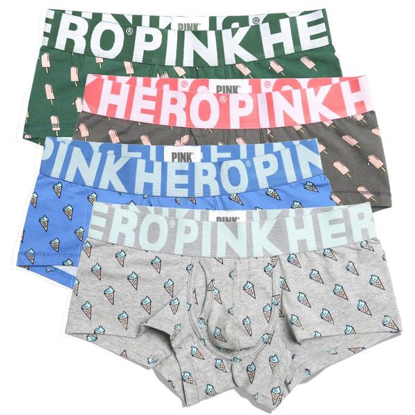 4pcs new pink heroes cotton men boxer shorts fashion underwear high-quality men panties male underpants comfortable, Black;white
4pcs new pink heroes cotton men boxer shorts fashion underwear high-quality men panties male underpants comfortable, Black;white