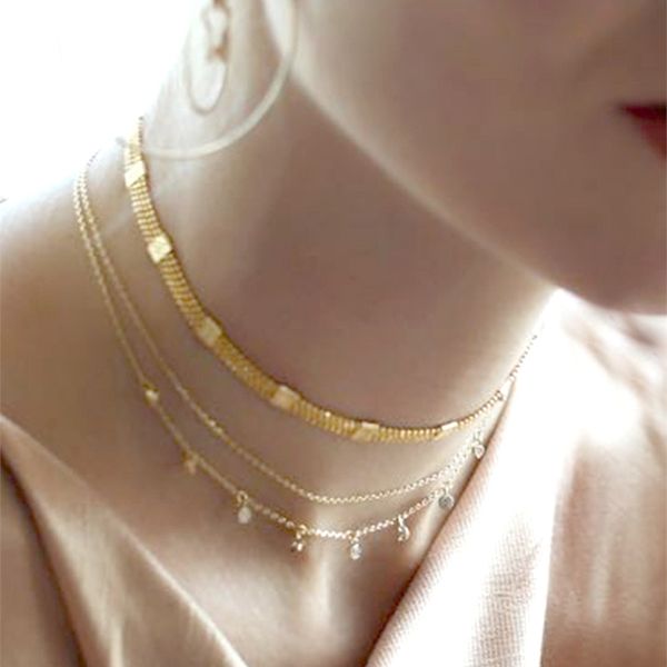 european and american fashion mixed multi-layer necklace female popular neck chain ornaments choker necklace gold chain, Golden;silver
european and american fashion mixed multi-layer necklace female popular neck chain ornaments choker necklace gold chain, Golden;silver