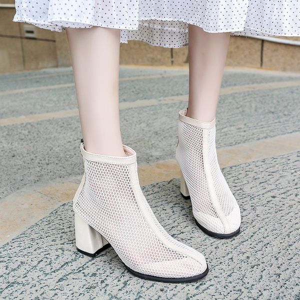 summer women's shoes fashion solid color hollow boots zapatos de mujer ankle boots for women casual ladies cool zipper, Black
summer women's shoes fashion solid color hollow boots zapatos de mujer ankle boots for women casual ladies cool zipper, Black