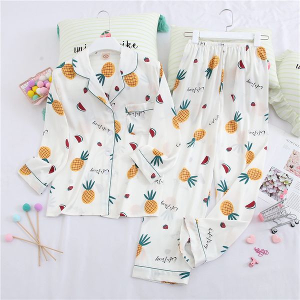 прекрасный фруктовый принт пижамы набор женщин с длинным рукавом 2 шт рубашка брюки белый 2шт пижамы пижамы женские повседневные сна набор, Black;red
прекрасный фруктовый принт пижамы набор женщин с длинным рукавом 2 шт рубашка брюки белый 2шт пижамы пижамы женские повседневные сна набор, Black;red