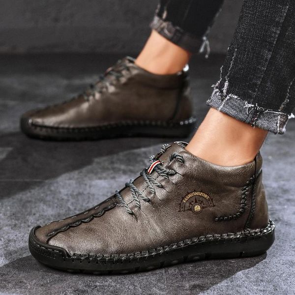 new winter snow boots men warm casual genuine leather shoes men comfortable flat lace-up shoes male hiking boots big size 39-48, Black
new winter snow boots men warm casual genuine leather shoes men comfortable flat lace-up shoes male hiking boots big size 39-48, Black